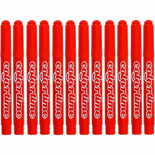 Colortime tuschpennor Mörkorange 5 mm 12 st Tuschpenna