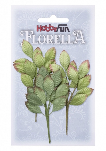 Florella Mullberry Blad Grön II 10 cm Löv Pyssel