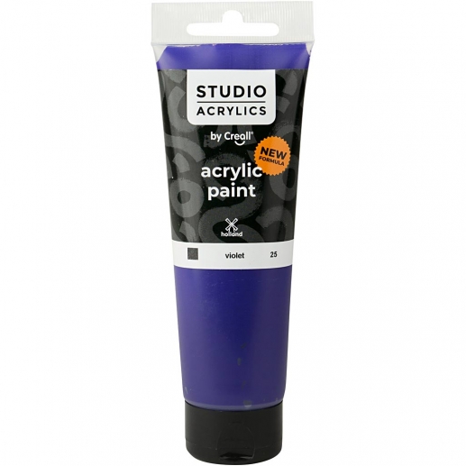 Creall Studio Akrylfärg - Täckande - Violet (25) - 120 ml