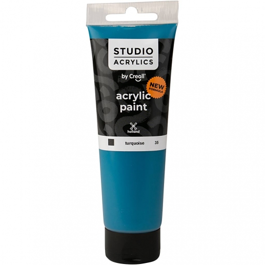 Creall Studio Akrylfärg - Täckande - Turquoise (35) - 120 ml