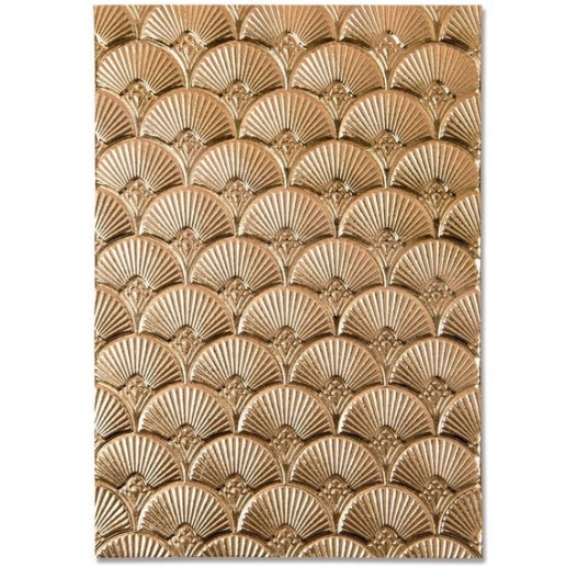 Embossing Folder 3D Texture Fades Sizzix - Art Deco