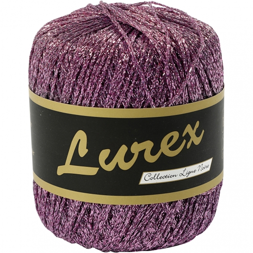 Lurex Glittergarn Lila 160 m 25 g Fantasia Akrylgarn
