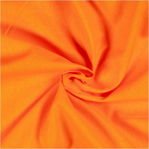 Bomullstyg 2 meter - B: 145 cm - Orange