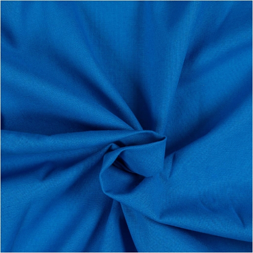 Bomullstyg 2 meter - B: 145 cm - Blå