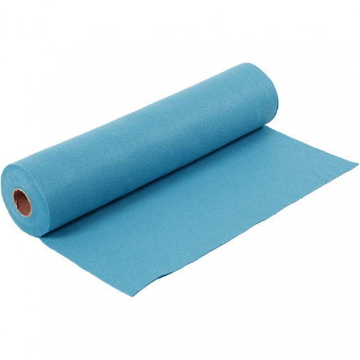 Hobbyfilt B: 45 cm Turkos 5 m till scrapbooking, pyssel och hobby