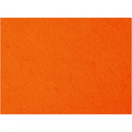 Hobbyfilt 42x60 cm Orange 1 ark till scrapbooking, pyssel och hobby