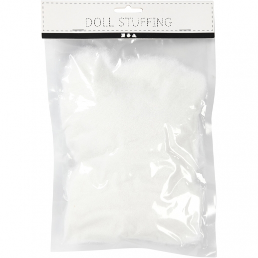 Dockfyllning Vit 50g Fyllnadsvadd Plattvadd