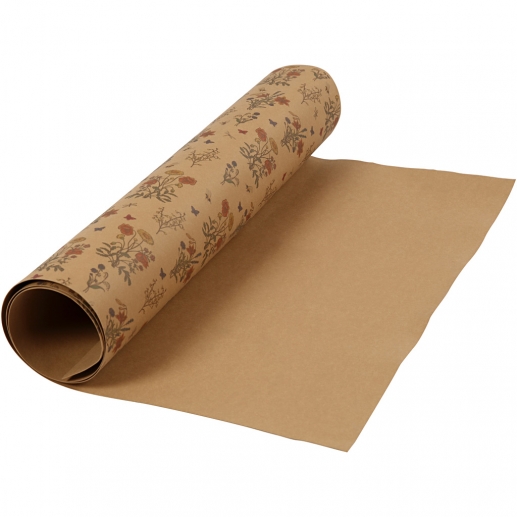Läderpapper Blommor 50 cm till scrapbooking, pyssel och hobby