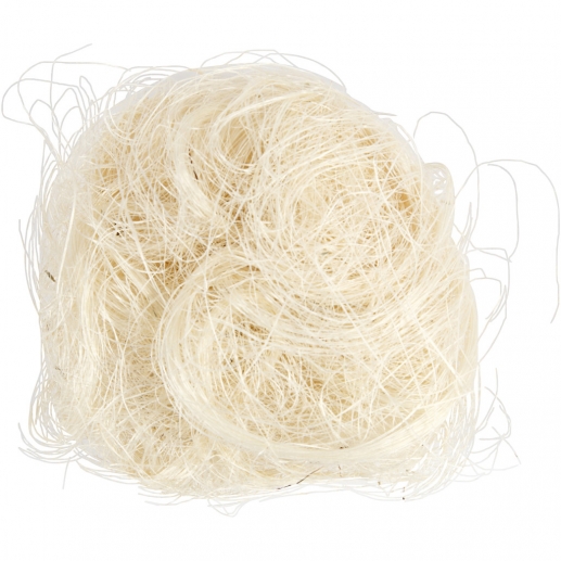 Sisal Natur Creme 8 gram Julband till scrapbooking, pyssel och hobby