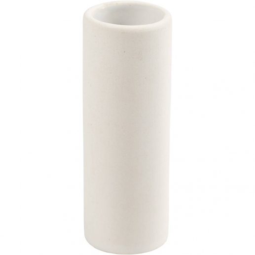 Vit Vas av Terrakotta - H: 11 cm - 6 st