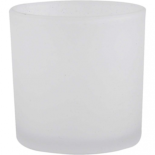 Värmeljushållare Frostat Glas Höjd: 7,5 cm 1 st Ljushållare