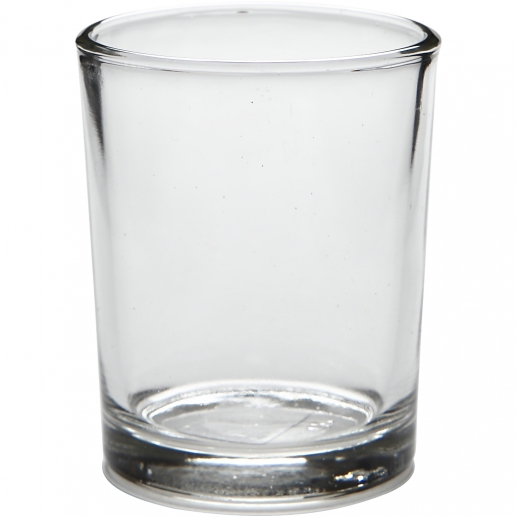 Värmeljushållare Glas 4 st H: 6,5 cm Ljushållare
