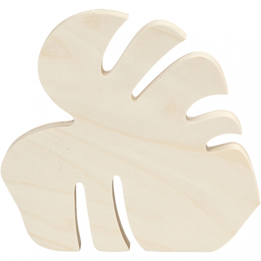 Blad H: 24 cm B: 25 Plywood Tjocklek 19 mm Dekorationsföremål