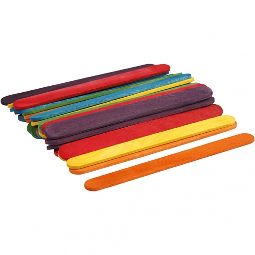 Glasspinnar Mixade Färger 11,5 30 st till scrapbooking, pyssel och hobby