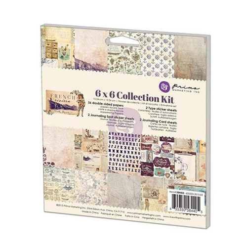 Paper Pad 6x6 French Riviera Prima Marketing