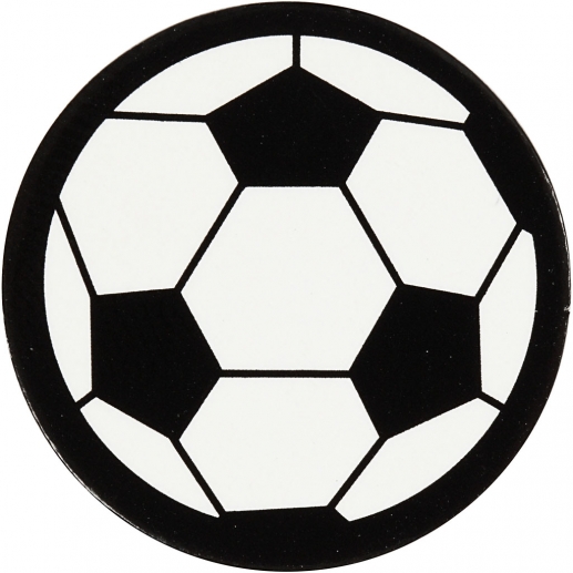 Die cuts Silhouette Fotboll 20 st Pappersfigurer