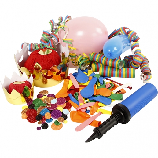 Karnivalset till födelsedag 1 set Ballonger
