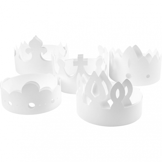 Kronor av papp 50 st 230 g Masker till scrapbooking, pyssel och hobby