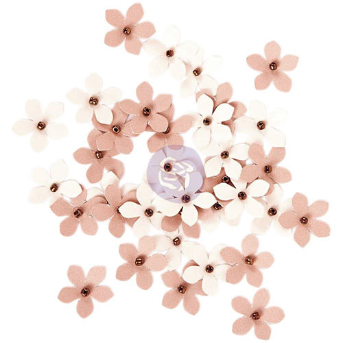Pappersblommor pappersrosor Prima 36 st Tiny Flowers Rylee Dekorationer DIY