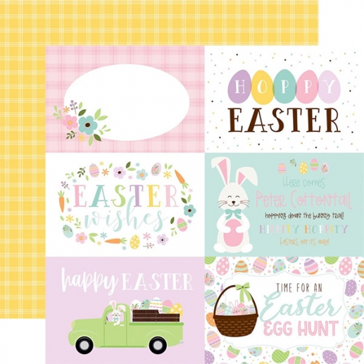Papper Echo Park - Welcome Easter - 6X4 Journaling Cards
