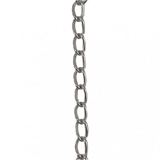 Kedja Försilvrad B: 6 mm 5 meter Kedjor till scrapbooking, pyssel och hobby