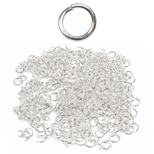 Rund O-ring 5mm 400 st Jumprings till smyckestillverkning