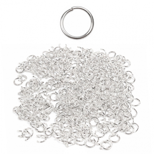 Rund O-ring 4mm 500 st Jumprings till smyckestillverkning