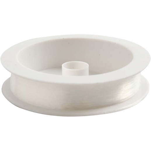 Fiskelina av nylon 0,25 mm Transparent 100 meter Elastisk Smyckestråd