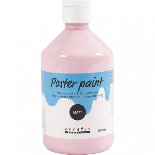 Hobbyfärg Rosa Matt 500 ml till scrapbooking, pyssel och hobby