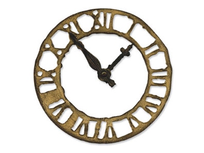 Dies Sizzix Bigz Weathered Clock by Tim Holtz