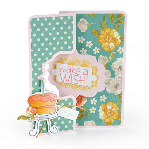 Dies Sizzix Framelits Fancy Frame #2 Flip-Its Card Stansmaskin