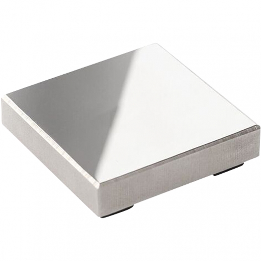 Metallblock med fötter till prägel-stämplar 5,5 x cm Präglingsverktyg