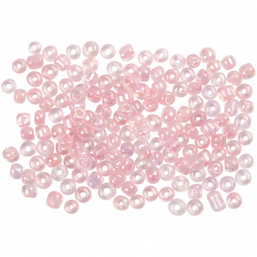 Seed Beads 3 mm Ljusrosa 500 gram till smyckestillverkning