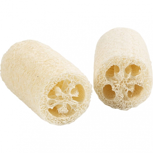 Naturlig Loofahsvamp - 2 st Luffa - För Tvål och Skrubb