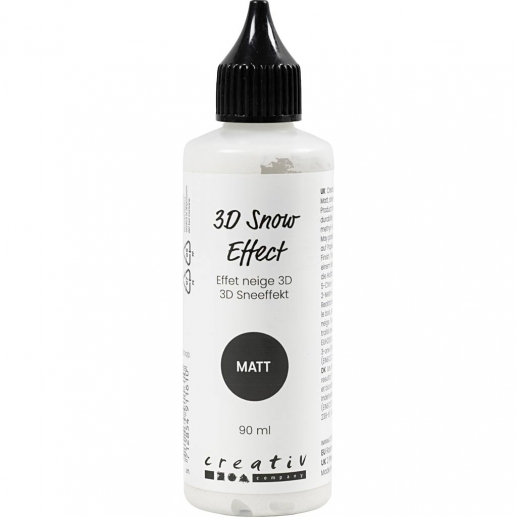 3D Snow Effekt - Snö Pasta - Dekorations Snö - 90 ml