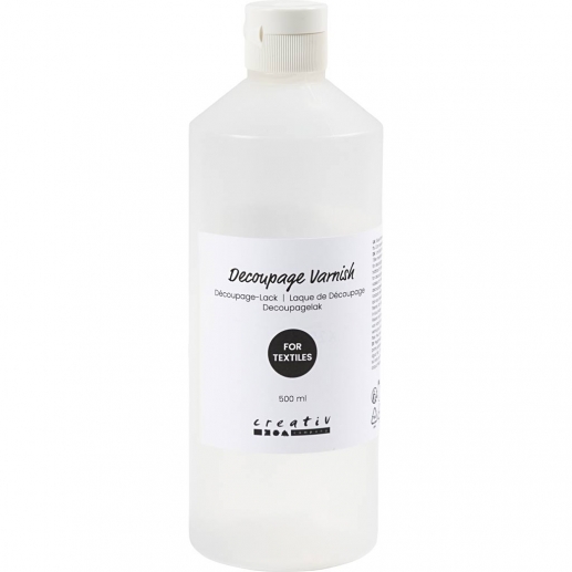 Decoupagelack 500 ml - Blank - För Textilier