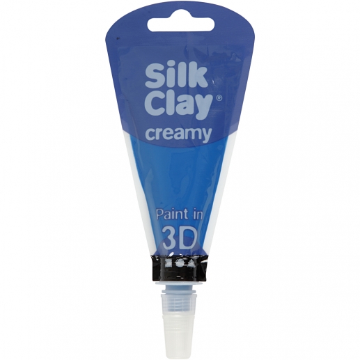 Silk Clay Creamy Blå 35 ml Lera till scrapbooking, pyssel och hobby