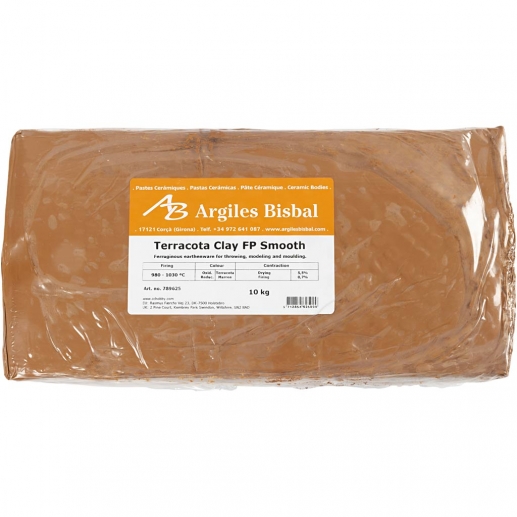 Rödlera Terrakotta Smooth - 10 kg - Drejning