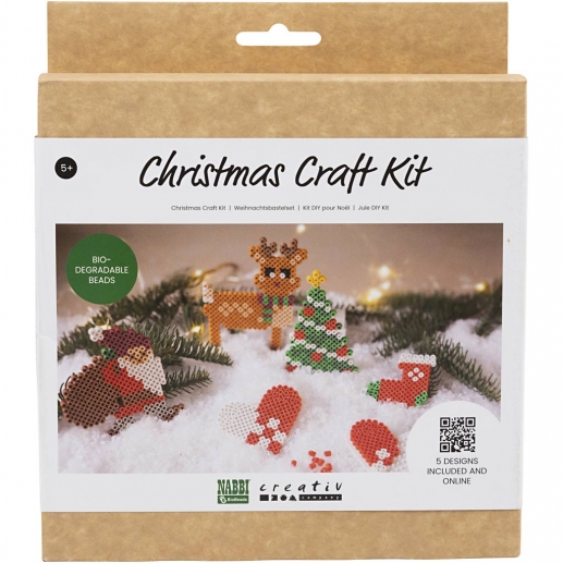 Kreativt set - NABBI BioBeads - Julmotiv