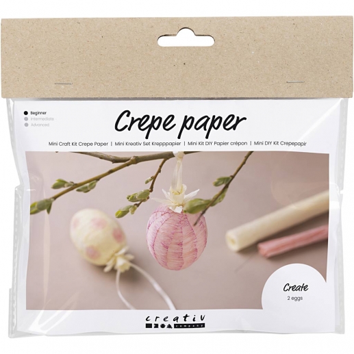 Mini Kit Påskpyssel - Ägg av Kräppapper