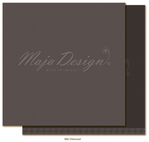 Maja Monochromes Shades of Celebration Charcoal Cardstock Design 12"x12"