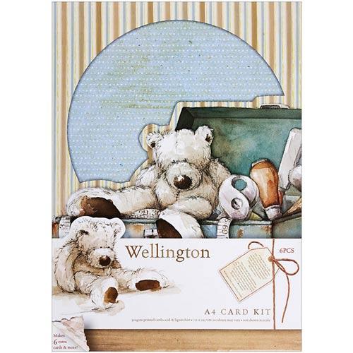 Kort Kit Wellington A4-kort Kuvert C5 till scrapbooking, pyssel och hobby