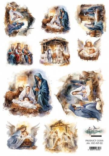 Decoupage Papper Alchemy of Art - Ho Ho Ho