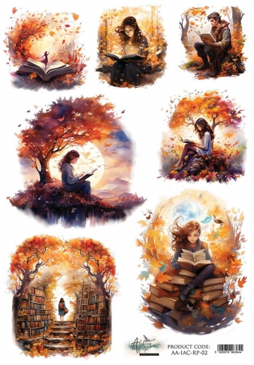 Decoupage Papper Alchemy of Art - In Autumn Colors