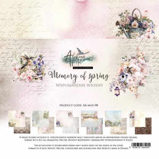Scrapbooking Papper Paper Pad Alchemy of Art Memory of Spring