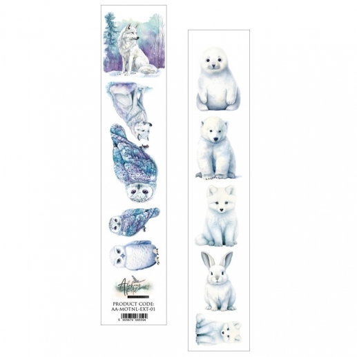 Cut out Strip - Magic of the Northern Lights Animal - Alchemy of Art