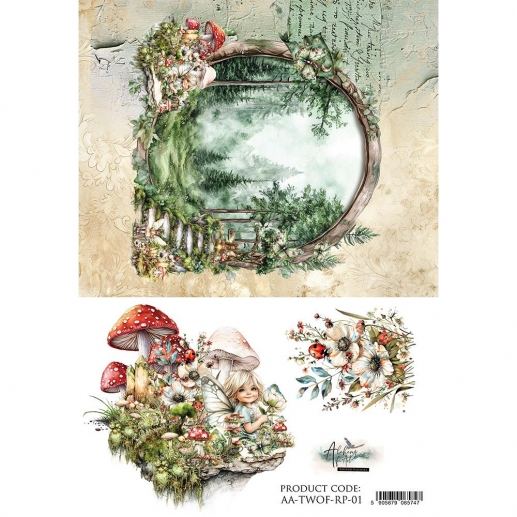 Decoupage Papper Alchemy of Art - The World of Fairies
