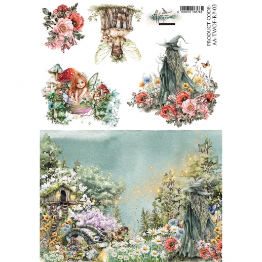 Decoupage Papper Alchemy of Art - The World of Fairies