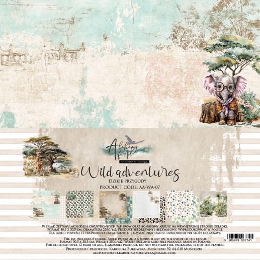 Paper Pad 12x12 - Alchemy of Art - Wild Adventures