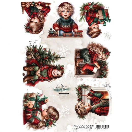 Decoupage Papper Alchemy of Art - Wonderful Christmas Time II